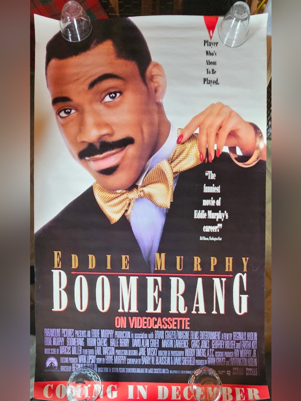 Boomerang - 1992 video promo movie poster original vintage